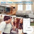 S06Pro Temperature And Humidity WiFi-IR Remote Controller Smart Wireless Universal Remote Monitoring Work With Alexa Google Home.