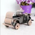 Metal Crafts Vintage Wecker Model Mini Toy Vehicles Car for Home Decoration. 