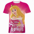 Disney T-Shirts Sleeping Beauty Cartoon Anime Maleficent 3D Print Streetwear Men Women Fashion Oversized T Shirt Kids Tees Tops. 
