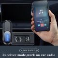 Bluetooth 5.0 Receiver Transmitter Audio Adapter LCD Display 3.5mm Aux Wireless Stereo Music Adapter For TV PC Car Speaker. 