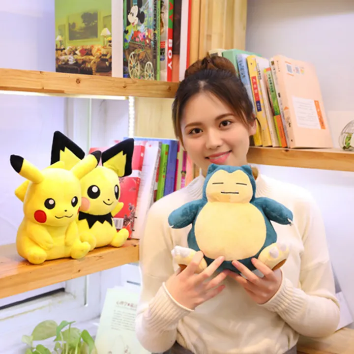 Anime%20Pokemon%20Charmander%20Squirrel%20Bulbasaur%20Plush%20Toys%20Pikachu%20Stuffed%20Doll%20Kawaii%20Collections%20Decorations%20Children's%20Toys%20-%20Image%205