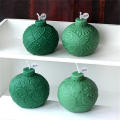 Funky Home Decor Homemade Plaster Gift Cartoon Mini Ornament Unique Candle Making Desktop Small Ornaments Decorative Gifts Christmas Lights Ball Shape Aroma Epoxy Resin Mold Bell Ball Pattern Spherical Candle Silicone Mold. 