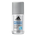Adidas Fresh Endurance 72H Anti Perspirant Men Deo Roll On 50ml (Grey). 