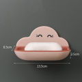 Soap Dish Wall-Mounted Punch-Free Toilet Bathroom Light Luxury Soap Draining Rack New Household Double-Layer Soap Holder. 