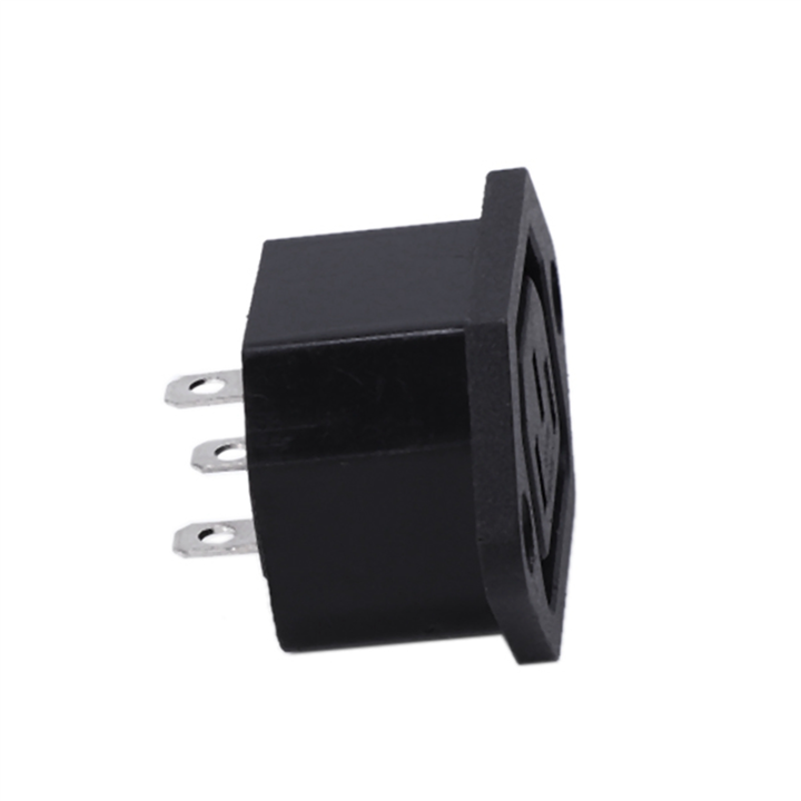 4X%20AC%20250V%2010A%20IEC%20320%20C13%20Panel%20Mount%20Plug%20Connector%20Socket%20Black%20-%20Image%202