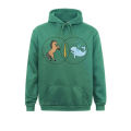 Venn Diagram Unicorn Narwhal Same Difference Graphic Hoodie Hoodies Fashionable Customized Mens Sweatshirts Moto Biker Clothes. 