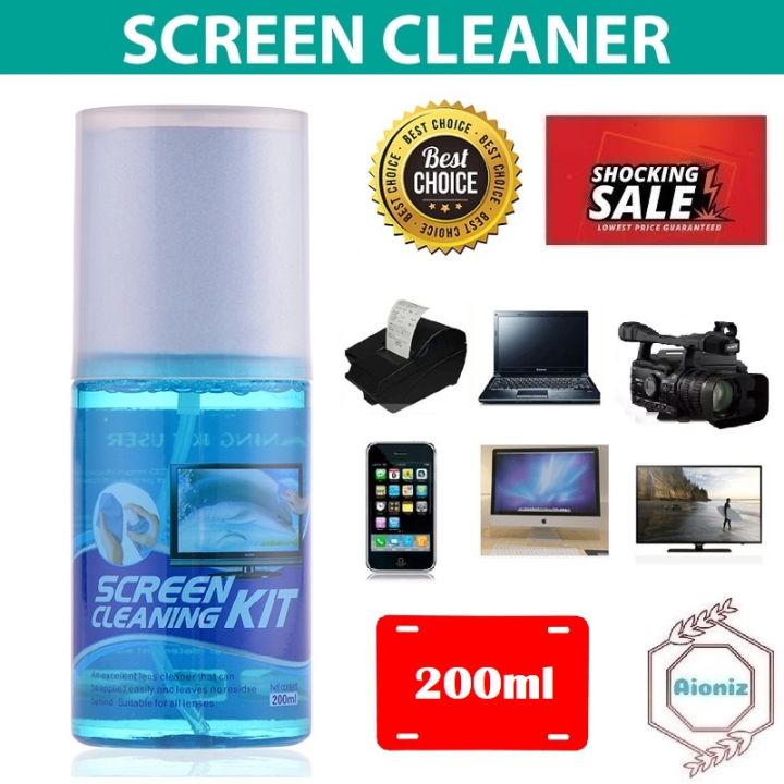 Screen Cleaner Kit for LED & LCD TV, Computer Monitor, Laptop, Any ...