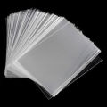 100pcs Philately Stamp Sleeves Protective Transparent OPP Pocket 55mm x 45mm. 