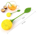 Loose Tea Leaf Strainer Silicone Tea Infuser Teapot Tool Teabag Kettle Ball Holder Spice Filter Tea Infuser Lemon. 