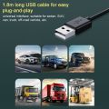 Dual-Head Car Electric Fan for Rear Seat Clip-Mount USB Powered Cooling Fan. 