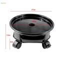 Pot with Wheels Flower Pot Mover Trolley Planter Trolley Rolling Plant Stand for Vase Garden. 