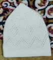 Turkey Takke Cotton Material Prayer Cap - White( 2pcs). 