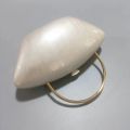 Pearl bead shaped acrylic clutch bag women designer evening party tote box purse 2023 new ivory handbag. 