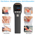 4*808nm 16*650nm Physiotherapy Equipment Cold Laser Therapy Infrared Red Light Back Neck Massager Muscle Body Relaxation Machine.