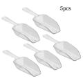5 Pcs Mini Plastic Ice Shovel Kitchen Flour Food Candy Ice Cream Scoop Dessert Pelles Bonbons Beans Scoops Party Buffet Tools. 