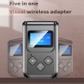 Bluetooth Adapter LED Screen Wireless Audio Bluetooth 5.0 Transmitter Receiver for PC TV Auto 3.5mm AUX Music. 