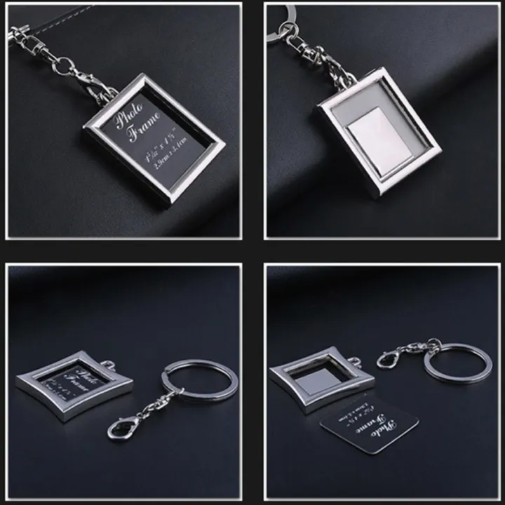 1pc%20Chic%20Transparent%20Clear%20Insert%20Photo%20Picture%20Frame%20Key%20Ring%20Chain%20Keychain%20MJD%20-%20Image%204