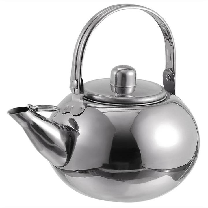 1.5/2/2.5L Stainless Steel Tea Kettle Practical Teapot Teakettle With Filter Screen Loose Leaf Tea Pot Tool Kettle Set-1.5L
