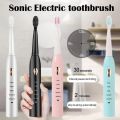 Sonic Electric Toothbrush Soft Hair IPX7 Waterproof 5-gear Mode Whitening Timer USB Charging For Adults Teeth Brush 4 Colors.