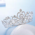 1 Crown Crown Cake Hat Decoration Little Crown Children's Hair Accessories Princess Wedding Birthday Party Supplies.