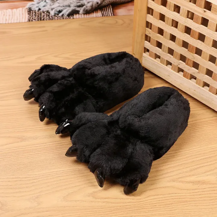 Men's%20indoor%20Leopard%20slippers%20funny%20winter%20furry%20Floor%20shoes%20for%20boys%20Fluffy%20slippers%20unisex%20house%20slippers%20man%20Women%20footwear%20-%20Image%205