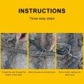 1Pc Semi-automatic Rebar Tie Hook Construction Threaded Pile Core Steel Bar Binding Hooks Rotation Rebar Tie Wire Twister. 