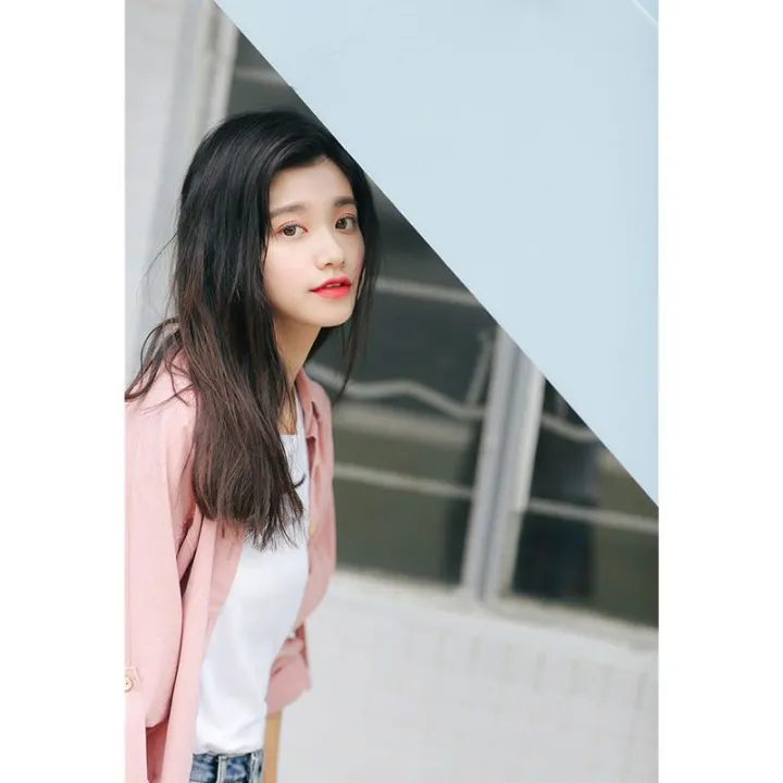 Pink%20Shirt%20Women's%20Loose%20Spring%20Clothes%20Korean%20Style%20Batwing-Sleeved%20Blouse%20Top%20Versatile%20Long%20Sleeve%20Shirt%20-%20Image%208
