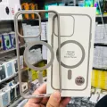 for Apple iPhone 15 Pro Max Natural Titanium Magsafe case Charger supported Slim Clear transparent Silicone Back Cover case - Phone Back Cover. 