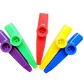 Plastic Kazoos Musical Instents with Kazoo Flute Diaphragms for Gift, Prize and Party Favors 5 Colors (10 Pieces). 