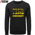 REM trust me I am a chemistry funny men's print cotton long sleeve t-shirt chemistry Streetwear men's Hip Hop Hoodies, sweatshirts. 