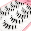 Yelix 5 Pairs False Eyelashes Japanese Style Makeup Thick Eyelash Extension Cosplay Makeup Lashes Manga Eye Lashes JokeT. 