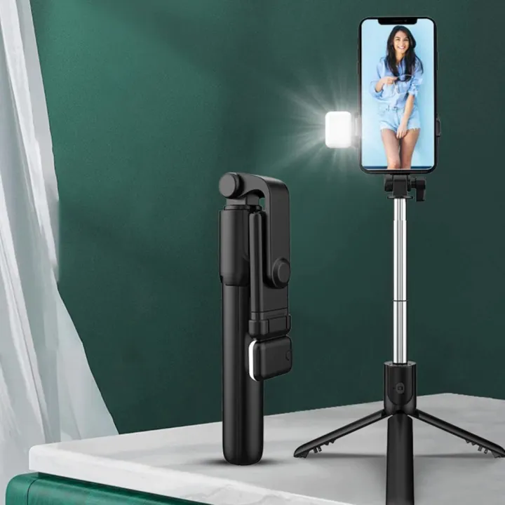 4%20in%201%20Smartphone%20Tripod%20+%20Selfie%20Stick%20with%20LED%20Fill%20Light%20&%20Wireless%20Bluetooth-Compatible%20Mini%20Tripod%20Shutter%20Remote%20Control%20Lengthened%20Tripod%20-%20Image%204