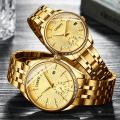 CHENXI Fashion Brand Watches Women Men Quartz Watch Luxury Golden lovers' Wristwatches Creative Clock Watches relojes hombre.