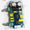 Low Pass Filter Preamplifier Module 2 Volume Controller With AC 10-24V.