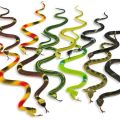 Snakes Toy Rubber Green Cobra Snake Toy  (Multicolor). 