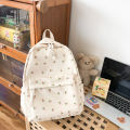 ins wind small fresh primary and secondary school students floral casual wild summer simple backpack. 