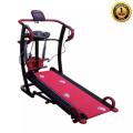 6 ওয়ে ম্যানুয়াল ট্রেডমিল-কালো - gym equipment.