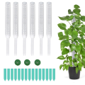 6Pcs Moss Pole for Plants Monstera, 15.6 Inch Plastic Stackable Moss Poles for Small or Medium Climbing Plants Monstera Easy to Use. 