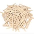 100 Pcs Wooden Ice Cream Sticks Handicarft wood Stichs. 