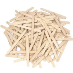 100 Pcs Wooden Ice Cream Sticks Handicarft wood Stichs