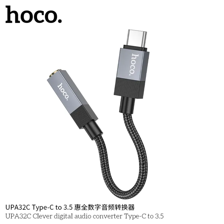 HOCO%20UPA32C%20Type-C%20smart%20digital%20Hoco%20audio%20converter%20to%203.5MM%20Type-C%20Digital%203.5%20Audio%20Adapter%20Type%20C%20Audio%20Adapter%20Converter%20Type%20C%20Converter%20Type%20C%20to%203.5mm%20Female%20Sound%20Adapter%20Converter%20-%20Image%202