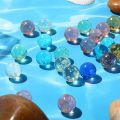 SEPTEMBER Glass Marbles Glow in The Drak Fish Tank Marble Run 16mm Bouncing Ball Marble Games Small Marbles.