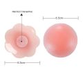 1 Pair Silicone Nipple Cover Reusable Women Bra Sticker Breast Petal Strapless Lift Up Bra Invisible Pads Chest Pasties.