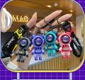 Astronaut Bears Key Chains Ring Fashion Cute Animal Bag Key ring Holder for Motor Bike Car Accessories Gift.