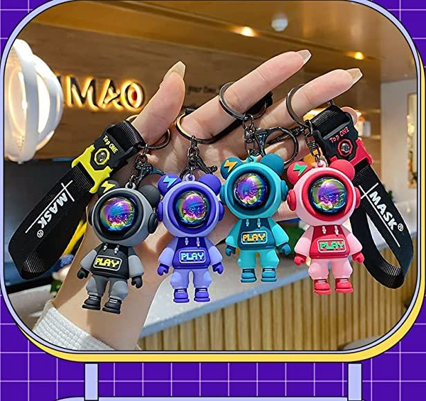 Astronaut%20Bears%20Key%20Chains%20Ring%20Fashion%20Cute%20Animal%20Bag%20Key%20ring%20Holder%20for%20Motor%20Bike%20Car%20Accessories%20Gift%20-%20Image%204