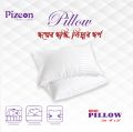 1Pcs Soft Microfiber Standard Pillow (18"x26")/Dimensions(‎45 x 67 x 7 cm)  | Best Quality  Pillow for Better Sleep | Super Soft Head Pillow | Made with Cotton Fabric | Breathable Bed Pillow | White Color | Model MFP 2046 by Pizeon Luxury Linens. 