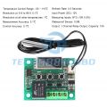 W1209 Digital Temperature Controller Module – 12V Thermostat with NTC Waterproof Sensor for Incubator, Aquarium, Air Conditioning, Heating & Cooling Projects. 