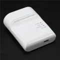 2X Wifi Ethernet USB Printe Server Adapter Auto Queue Connect Over Wifi&100M Lan for USB Printer Laptop Pc EU Plug. 