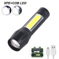 Rechargeable Flashlights Torch Led Usb Portable Torches 3 Modes - Convenient And Portable Lighting Solution With Usb Rechargeable Battery. 
