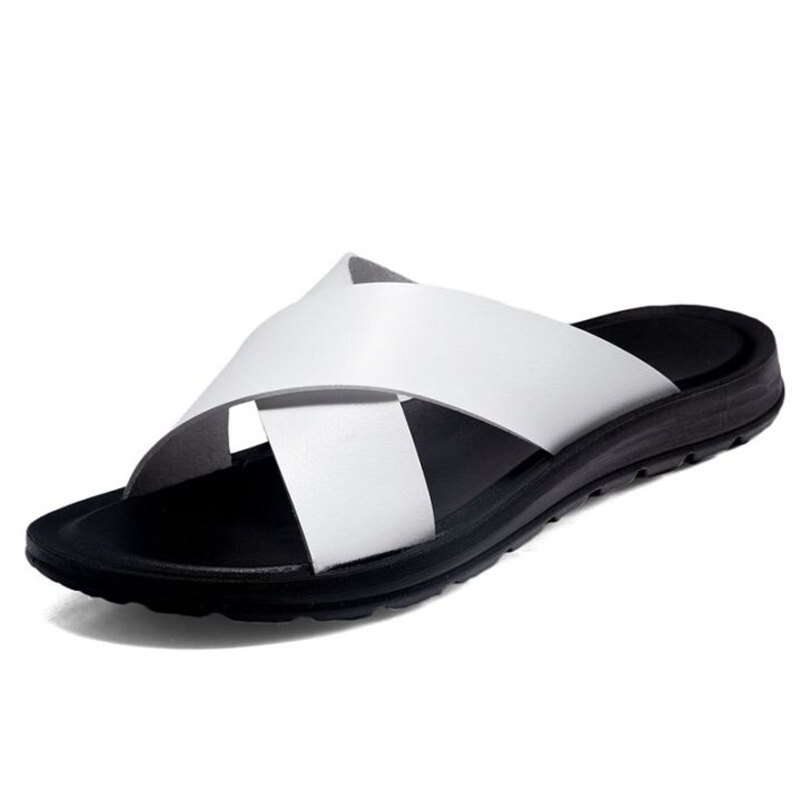 SHEN%20CE%20Summer%20Sandals%20Men%20Leather%20Classic%20Roman%20Open-toed%20Slipper%20Outdoor%20Beach%20Rubber%20Summer%20Shoes%20Flip%20Flop%20Water%20Sandals%20-%20Image%202